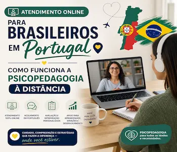 Atendimento online para brasileiros em Portugal — psicopedagogia à distância