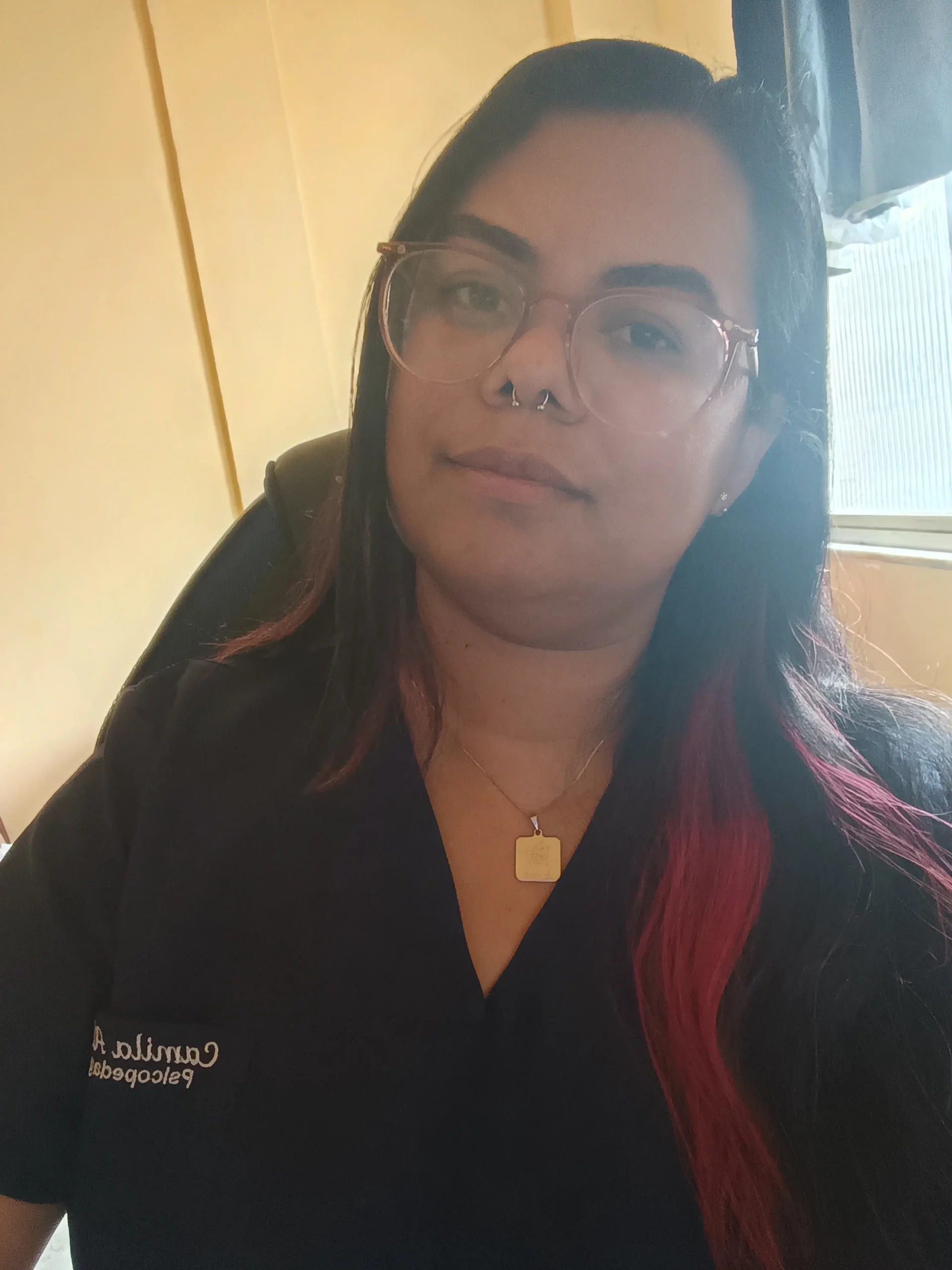 Camila Alves de Jesus, psicopedagoga no Rio de Janeiro