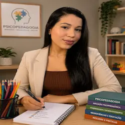 Vitória Fernandes, psicopedagoga no Rio de Janeiro